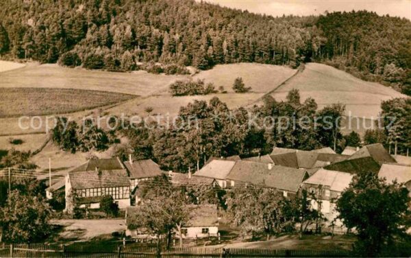 Renthendorf Blick auf das untere Dorf