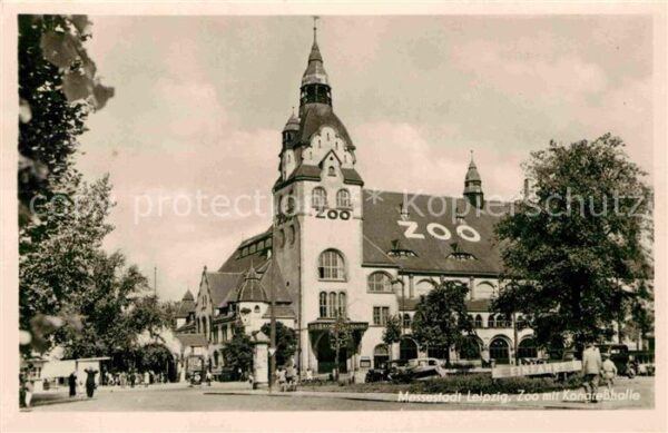 Leipzig Zoo mit Kongresshalle