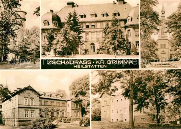 Zschadrass Wasserturm Haus A36 Kirche Kulturhaus H