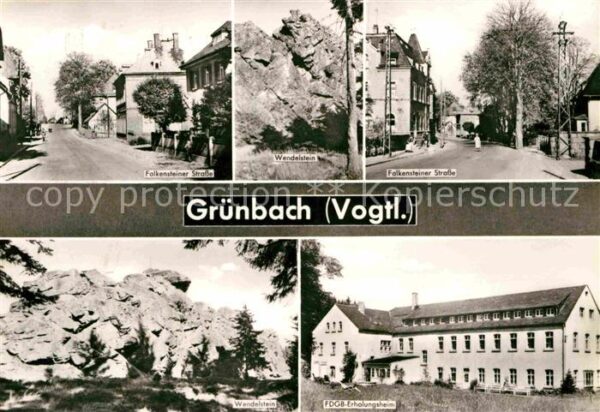 Gruenbach Vogtland Falkensteiner Strasse Erholungsheim Wen