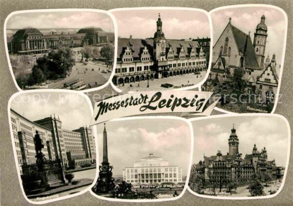 Leipzig Hauptbahnhof Neues Rathaus Thomaskirche