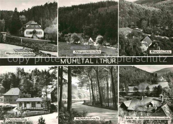 Muehltal Thueringen Meuschkensmühle Froschmühle Walk- und A