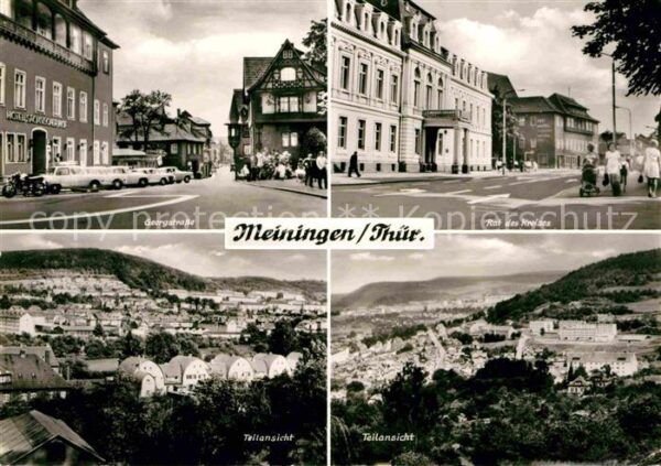 Meiningen Thueringen Georgenstrasse Rat des Kreises Teilansi