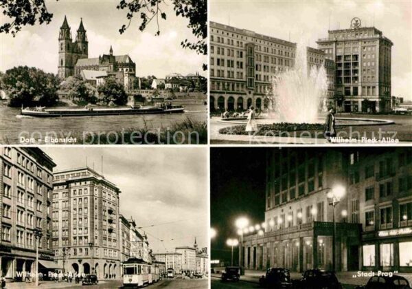 Magdeburg Dom Wilhelm Pieck Allee Stadt Prag