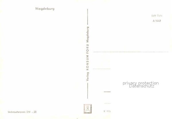 Magdeburg Dom Wilhelm Pieck Allee Stadt Prag – Bild 2