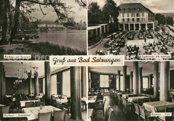 Bad Salzungen Kurhaus Burgsee Speisesaal Kurkonzert