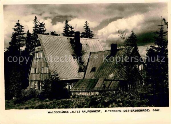 Altenberg Erzgebirge Waldschänke Altes Raupennest