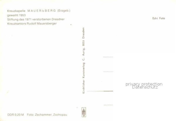 Mauersberg Kreuzkapelle – Bild 2