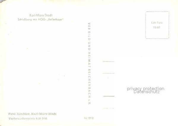 Karl-Marx-Stadt Schlossberg HOG-Kellerhaus – Bild 2