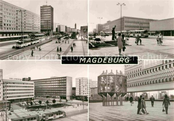 Magdeburg Karl-Marx-Strasse Centrum Warenhaus