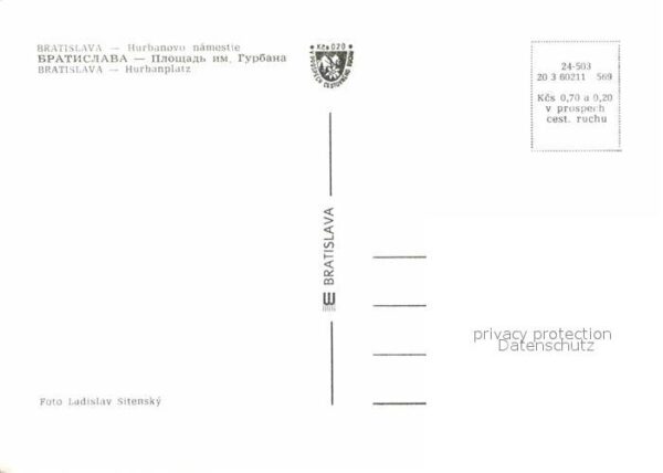 Bratislava Pressburg Pozsony Hurbanplatz – Bild 2