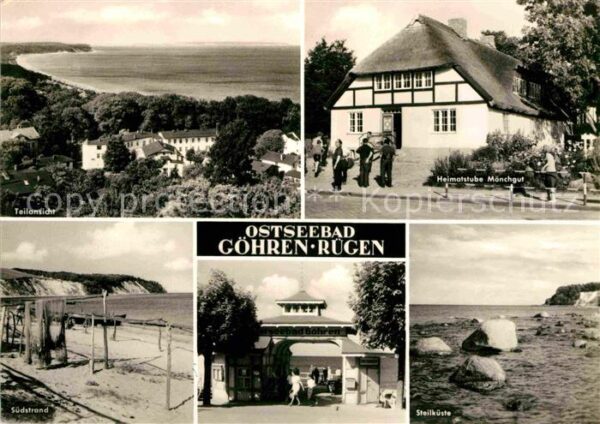 Goehren Ruegen Heimatstube Mönchgut Strand Steilküste