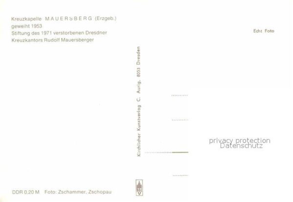 Mauersberg Kreuzkapelle – Bild 2