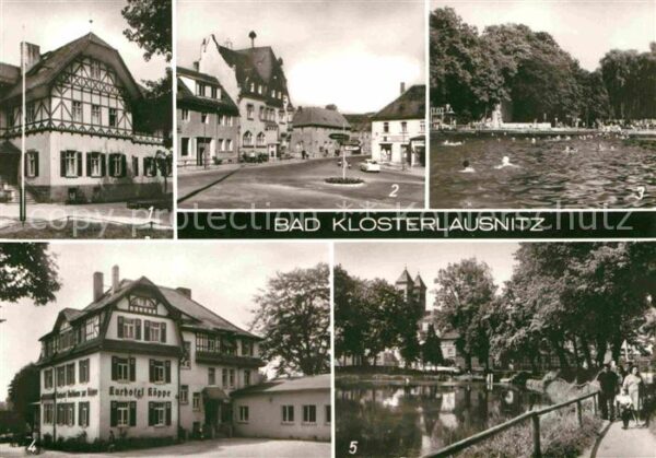 Bad Klosterlausnitz Markt Kurhotel Köppe Schwanenteich