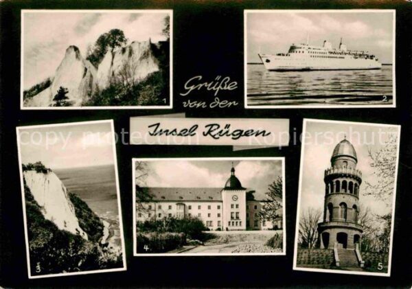 Ruegen DDR Grossfähre Sassnitz Stubbenkammer S