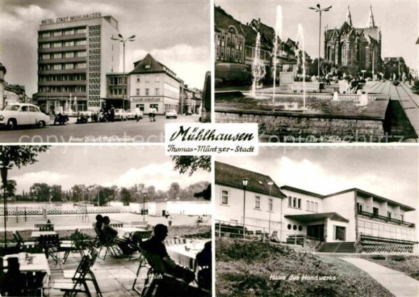 Muehlhausen Thueringen Wilhelm Pieck-Platz Haus des Handwerks