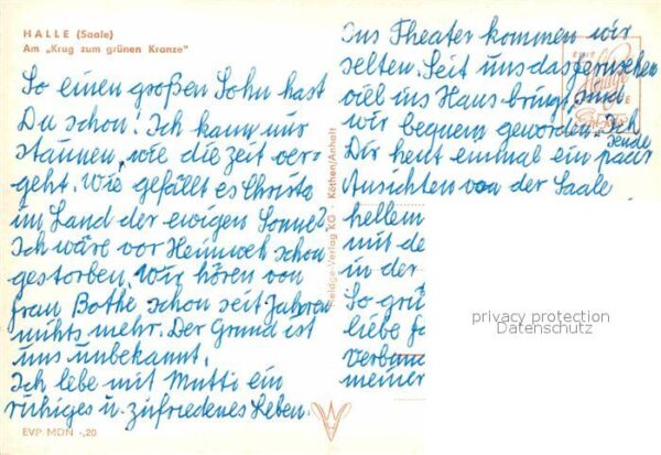 Halle Saale Krug zum grünen Kranze – Bild 2