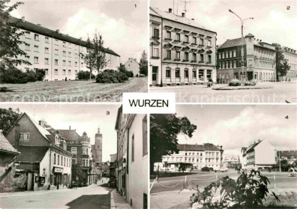 Wurzen Sachsen Lüptitzer Strasse Friedrich-Engels-Plat