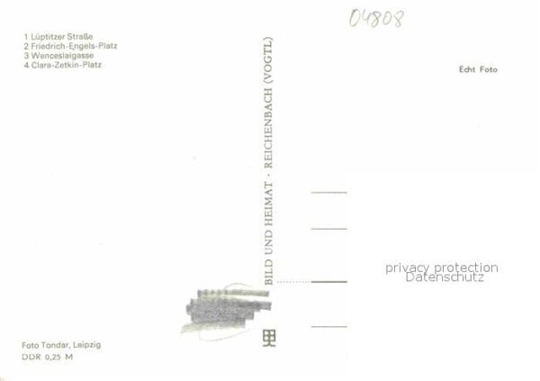 Wurzen Sachsen Lüptitzer Strasse Friedrich-Engels-Plat – Bild 2