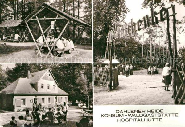 Dahlen Sachsen Konsum-Waldgaststätte Hospitalhütte