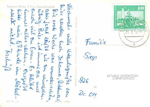 Talsperre Malter Teilansichten – Bild 2