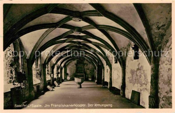 Saalfeld Saale Kreuzgang im Franziskanerkloster