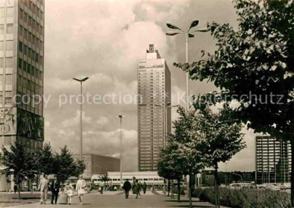 Berlin Alexanderplatz mit Interhotel Stadt Ber