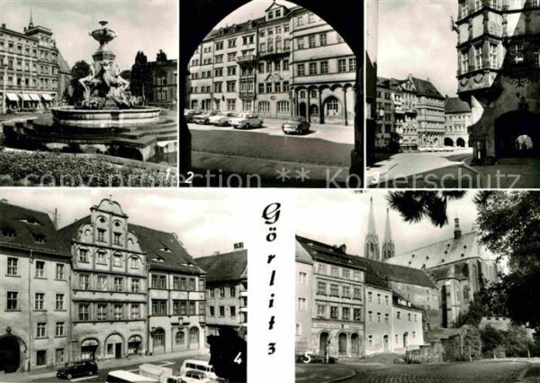 Goerlitz Sachsen Schönhof Untermarkt Bürgerhäuser