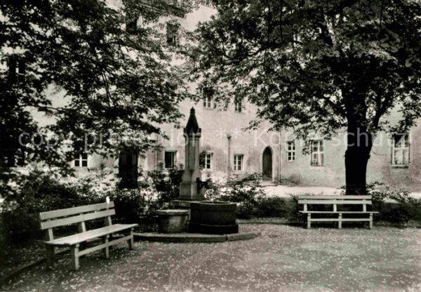 Wittenberg Lutherstadt Hof der Luhterhalle Museum