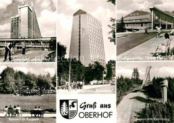Oberhof Thueringen Erholungsheim-Rennsteig Restaurant-Ober