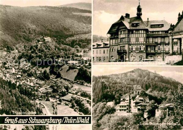 Schwarzburg Thueringer Wald Trippsteinblick Ernst-Thälmann-Heim