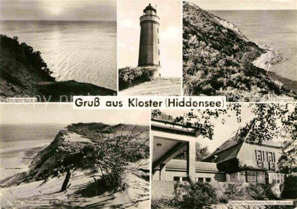 Kloster Hiddensee Leuchtturm Dornbusch Steilufer Gerhart-