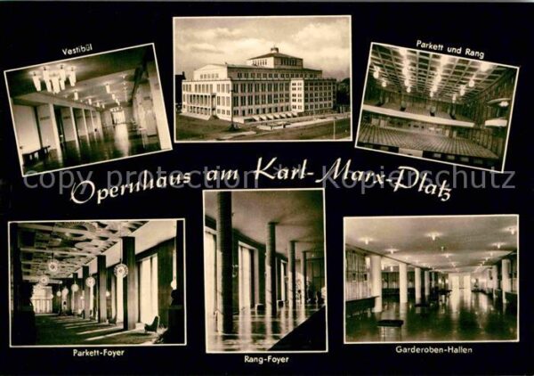 Leipzig Opernhaus am Karl-Marx-Platz