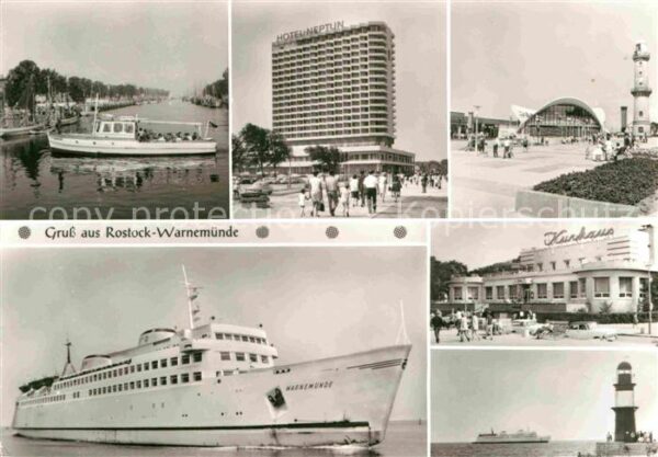 Warnemuende Ostseebad Hotel-Neptun am Alten Strom Teepott Leu