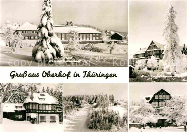 Oberhof Thueringen Kulturhaus Hotel Ernst Thälmann