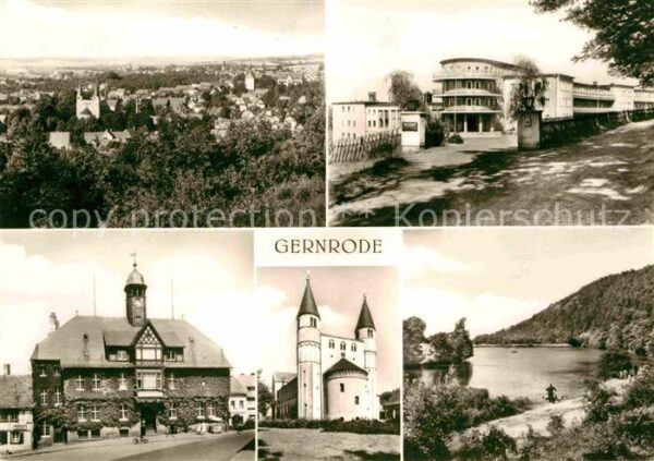 Gernrode Harz Ferienheim Fritz Heckert Rathaus Stifts