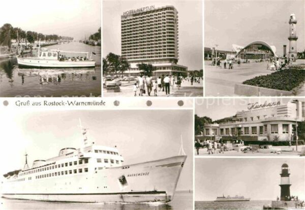 Warnemuende Ostseebad Alter Strom Leuchttürme Teepott Hotel-N