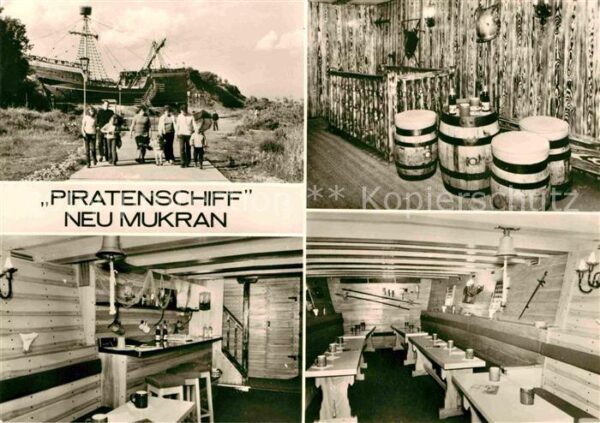 Sassnitz Ostseebad Ruegen Piratenschiff Neu Mukran