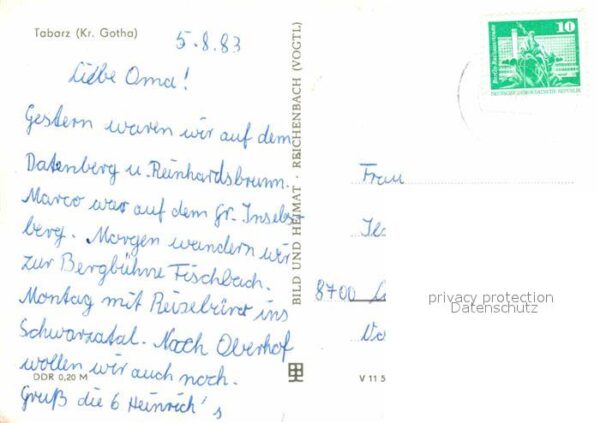 Tabarz Fliegeraufnahme Ortspartie – Bild 2