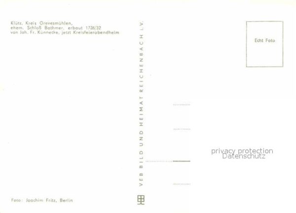 Kluetz Schloß Bothmer Kreisfeierabendheim – Bild 2