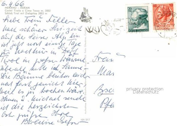Merano Meran Castel Tirolo mit Ziel spitze – Bild 2