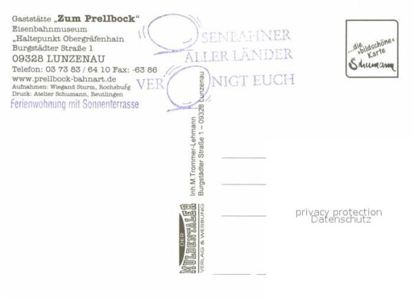 Lunzenau Restaurant Zum Prellbock – Bild 2