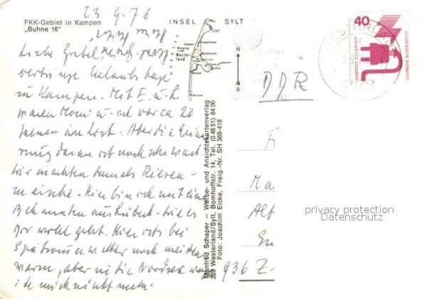 Kampen Sylt Fliegeraufnahme Buhne 16 – Bild 2