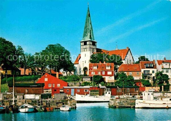 Bornholm Hafen Ronne kirke