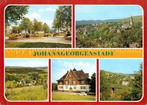 Johanngeorgenstadt Platz des Bergmanns Unterjugel Jugendhe