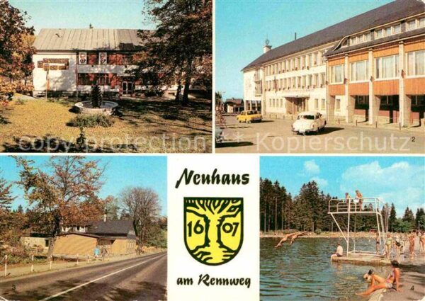 Neuhaus Rennweg Rennsteigbaude Waldbad