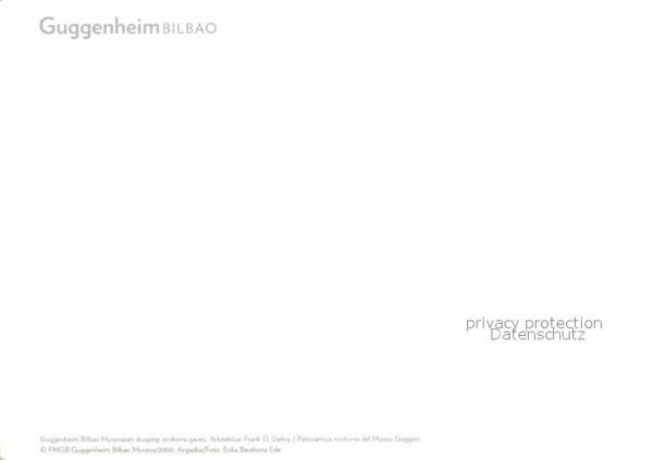 Bilbao Espana Guggenheimmuseum bei Nacht – Bild 2