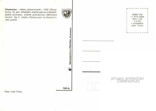 Chomutov Mesto Pripominane – Bild 2