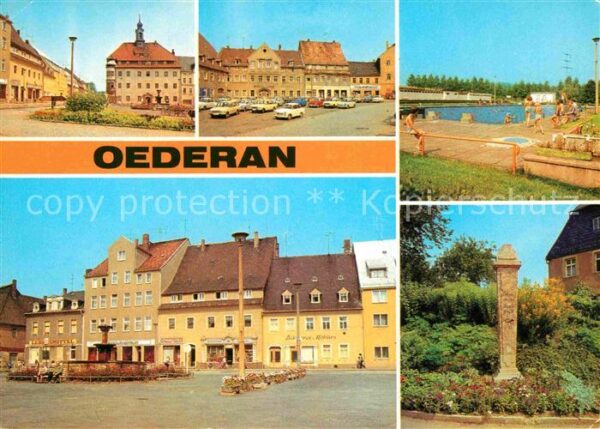 Oederan Dr. Wilhelm Külz Platz Postmeilensäule