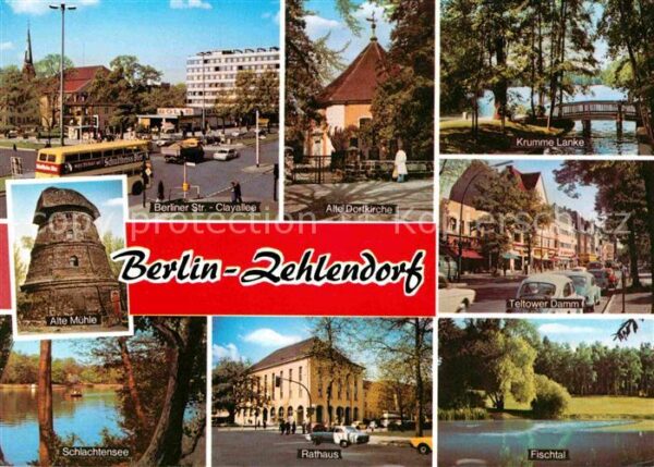 Zehlendorf Berlin Alte-Mühle Clayallee Krumme-Lanke Schla